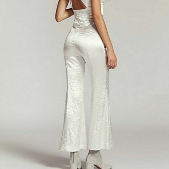 Free People Silver Crush Wide Leg Jumpsuit - Picture 11 of 12